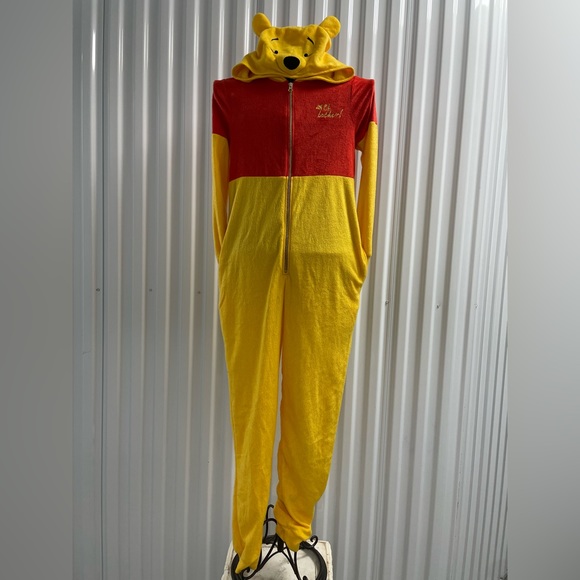 Disney Winnie the Pooh Fleece Pajamas Onesie for Women Official Merchandise - Picture 2 of 12